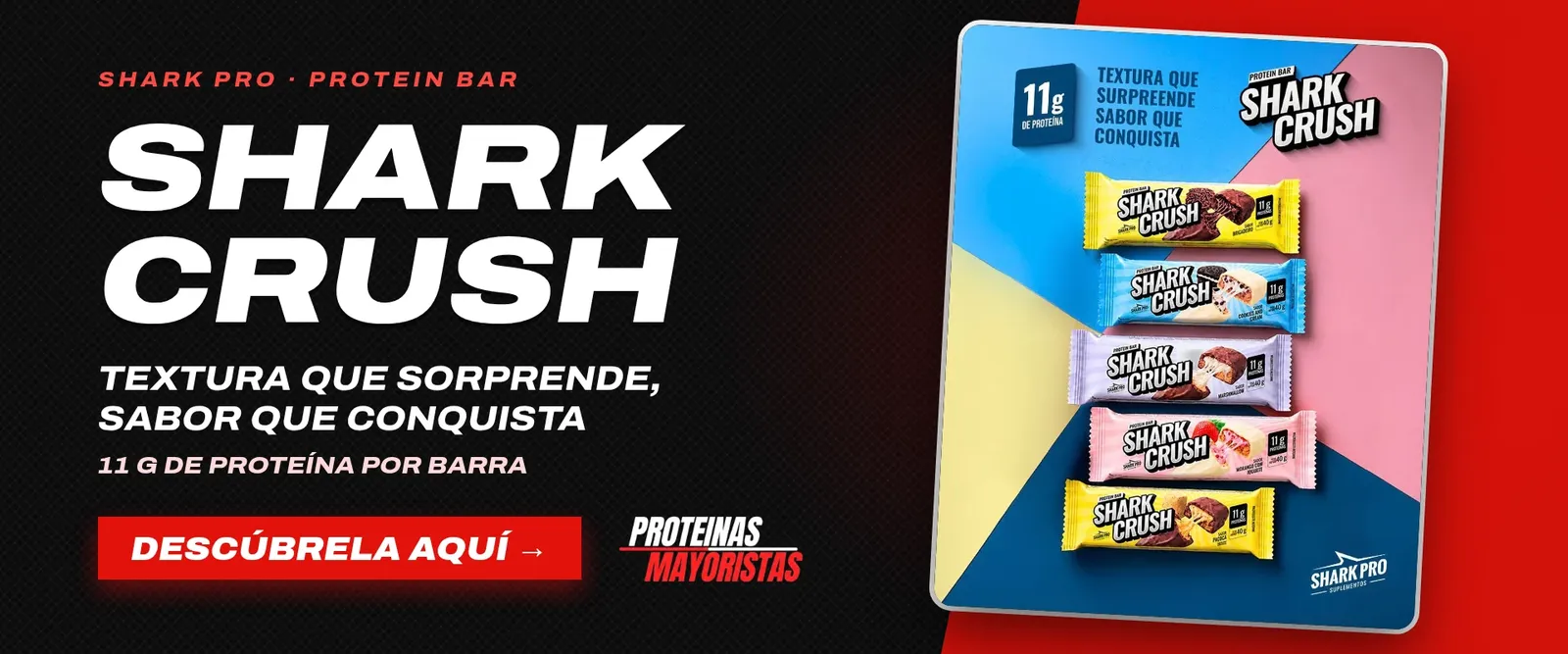 Shark Crush: textura que sorprende, sabor que conquista