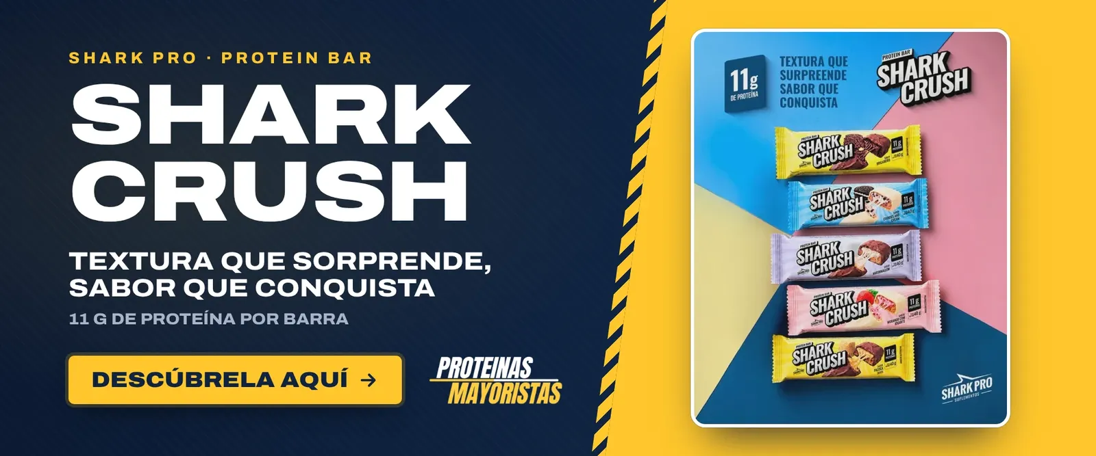 Shark Crush: textura que sorprende, sabor que conquista