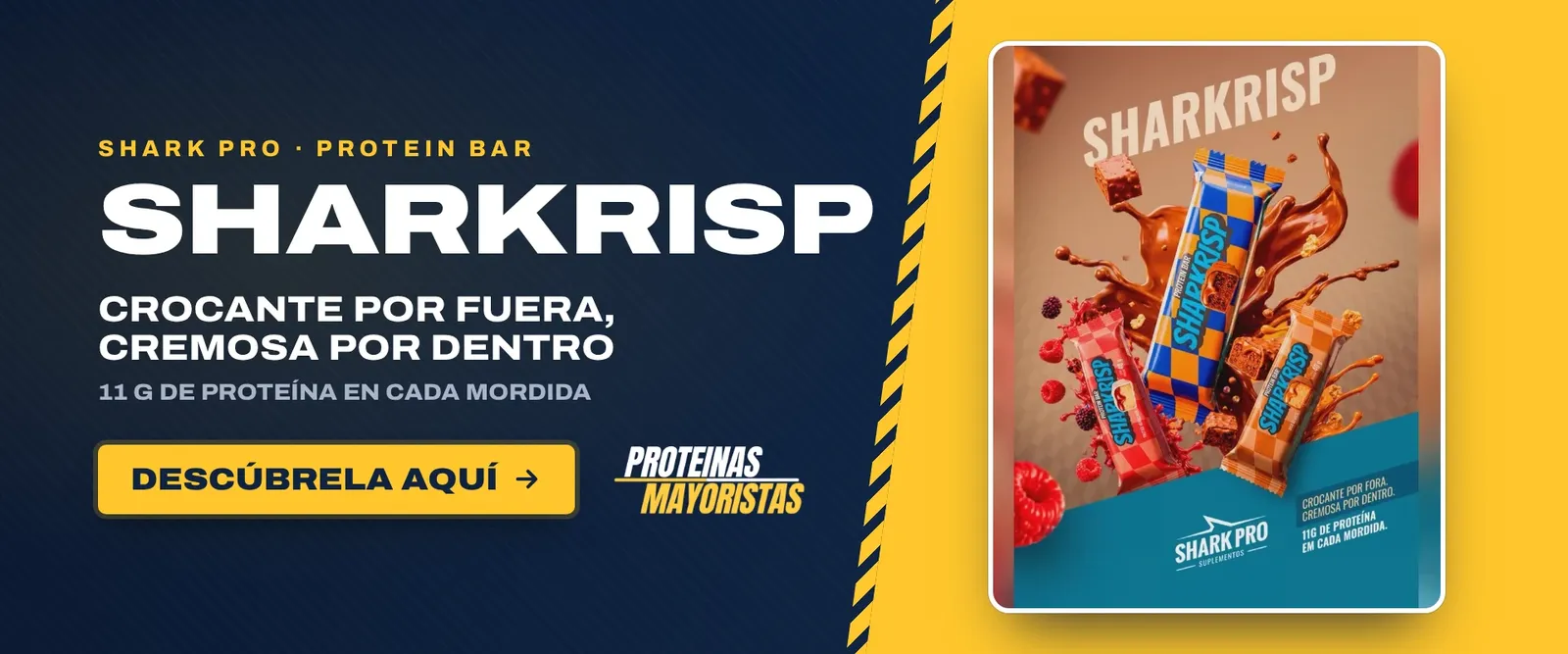 SharKrisp: crocante por fuera, cremosa por dentro