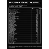 ISO Whey Best Protein 900g · tabla nutricional