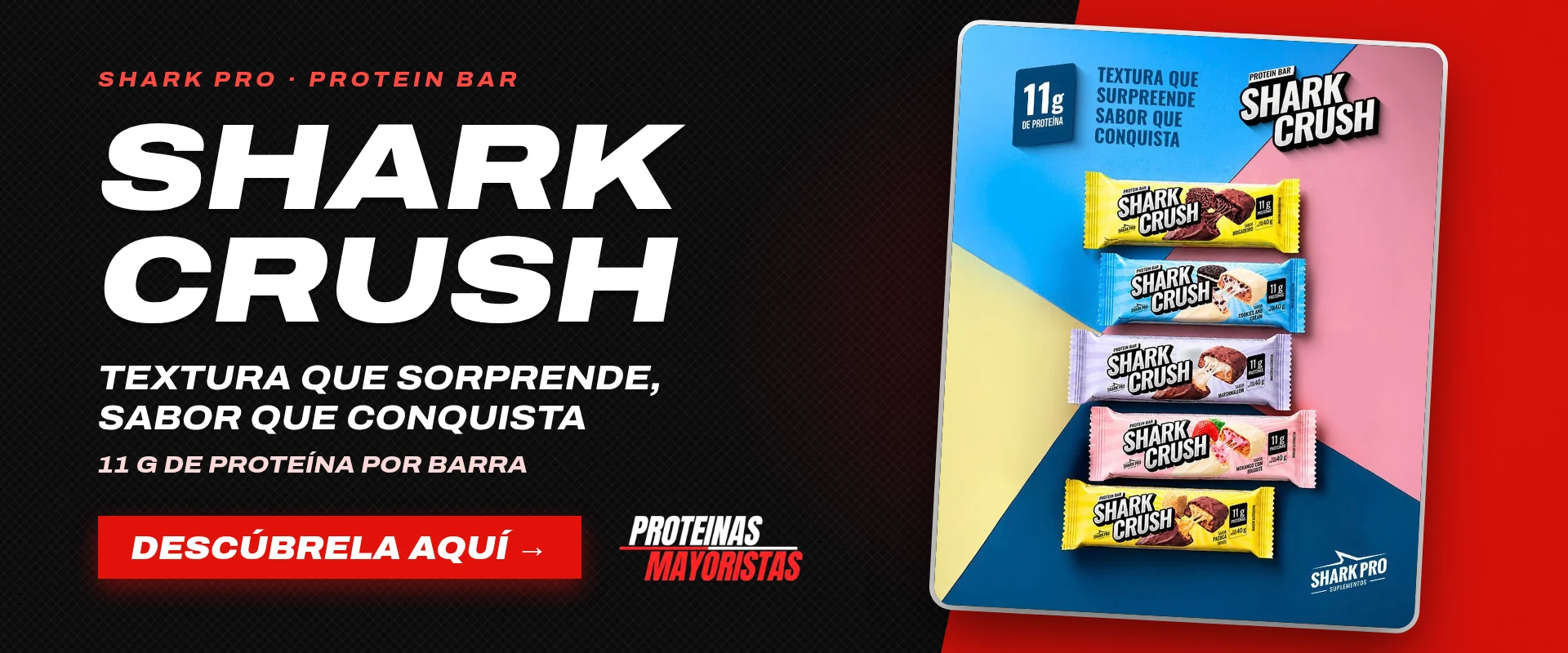 Shark Crush: textura que sorprende, sabor que conquista
