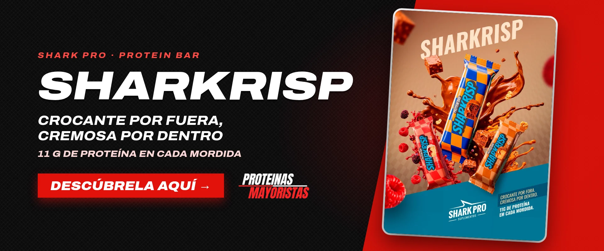 SharKrisp: crocante por fuera, cremosa por dentro
