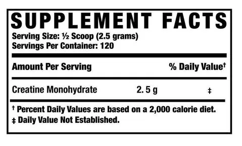 Creatine XS Ronnie Coleman 300 Gramos