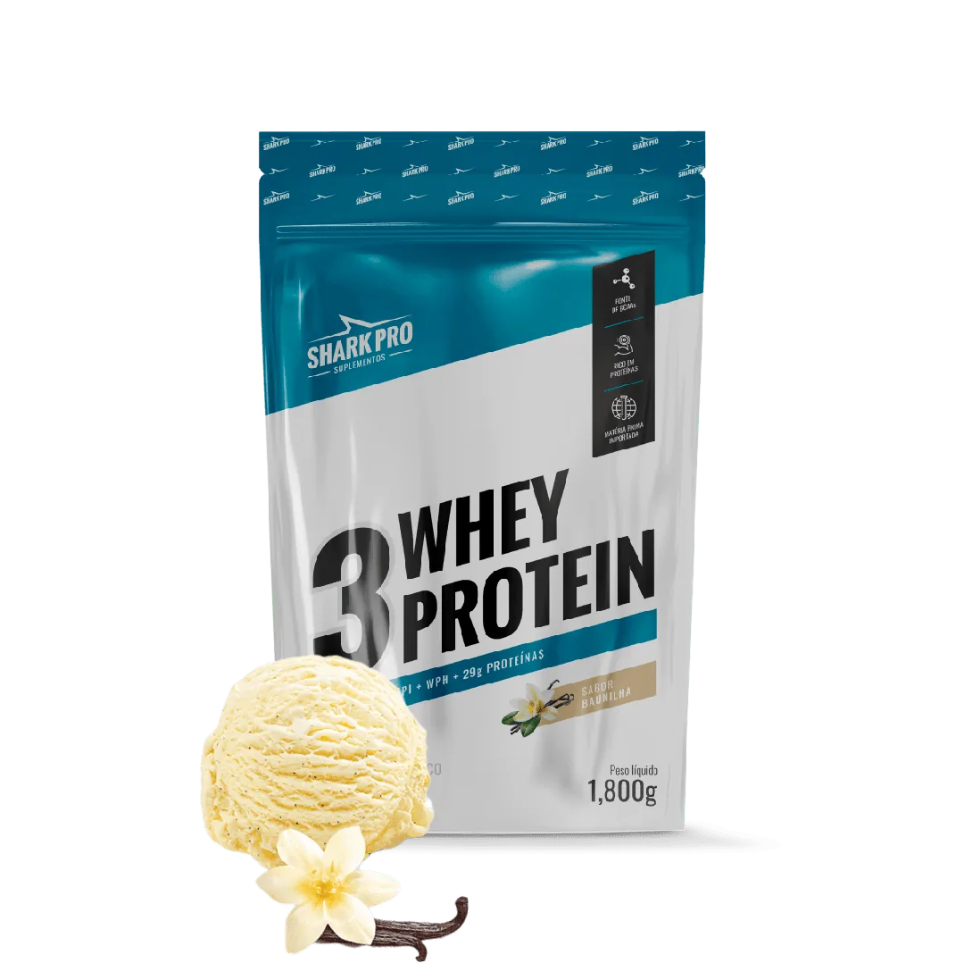3 Whey Protein Shark 1,8kg · imagen