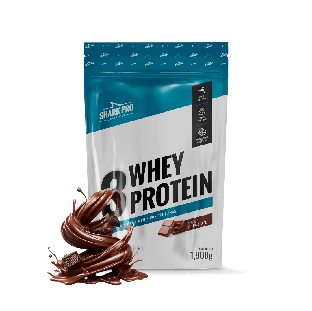 3 Whey Protein Shark 1,8kg · imagen