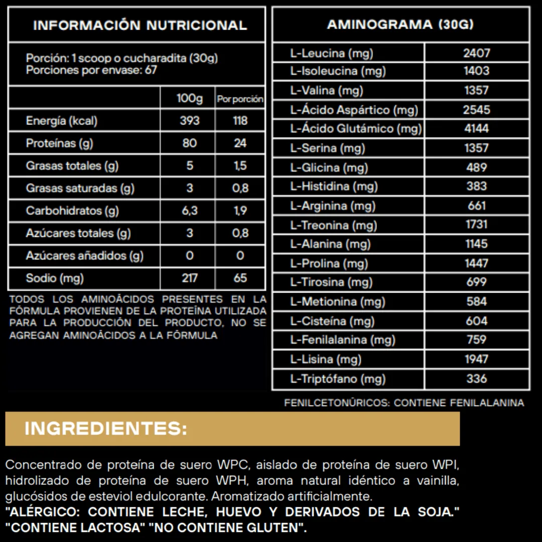 Pro 100% Whey 2kg · imagen