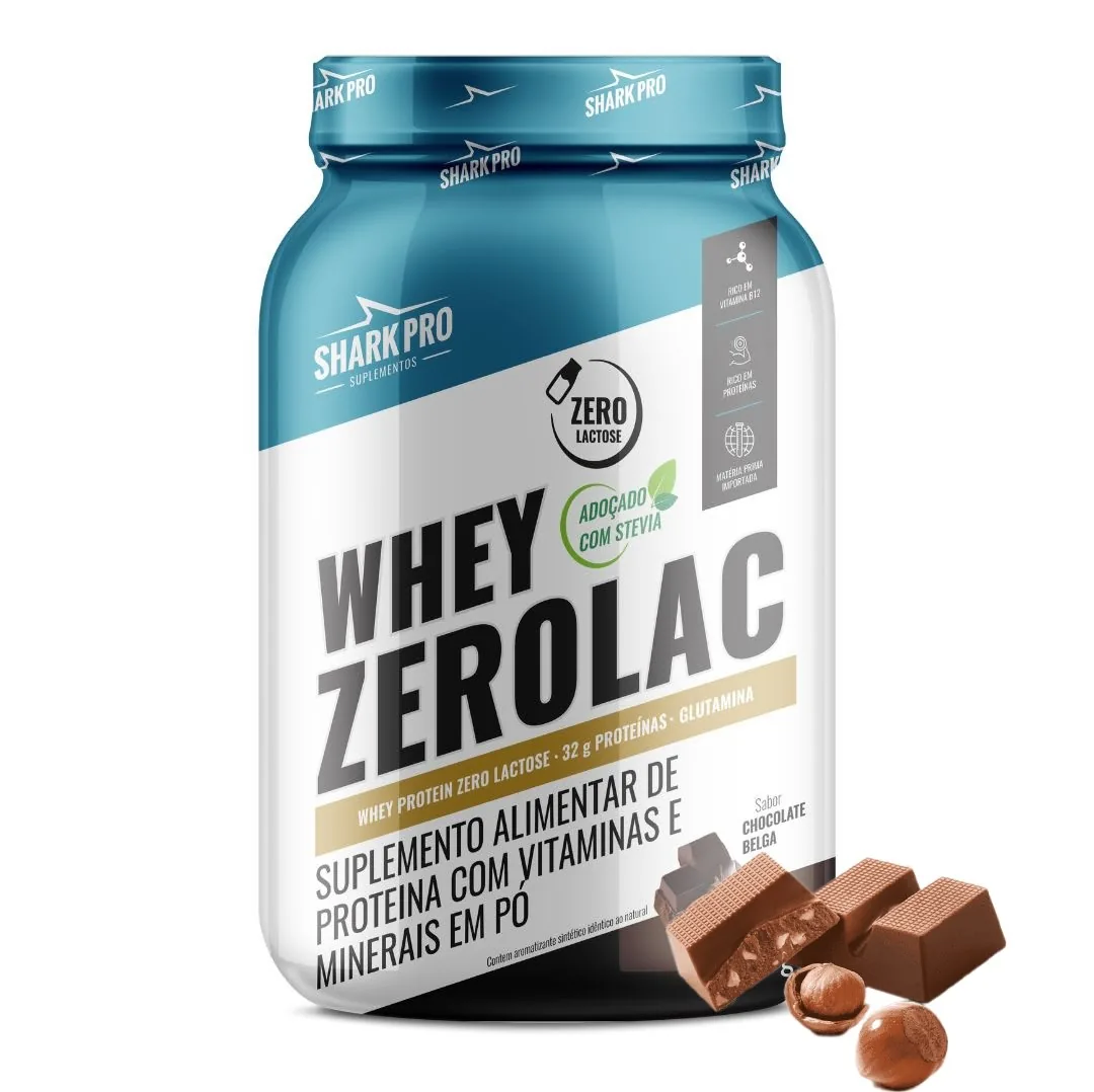 Whey Zerolac 900g Shark Pro · imagen
