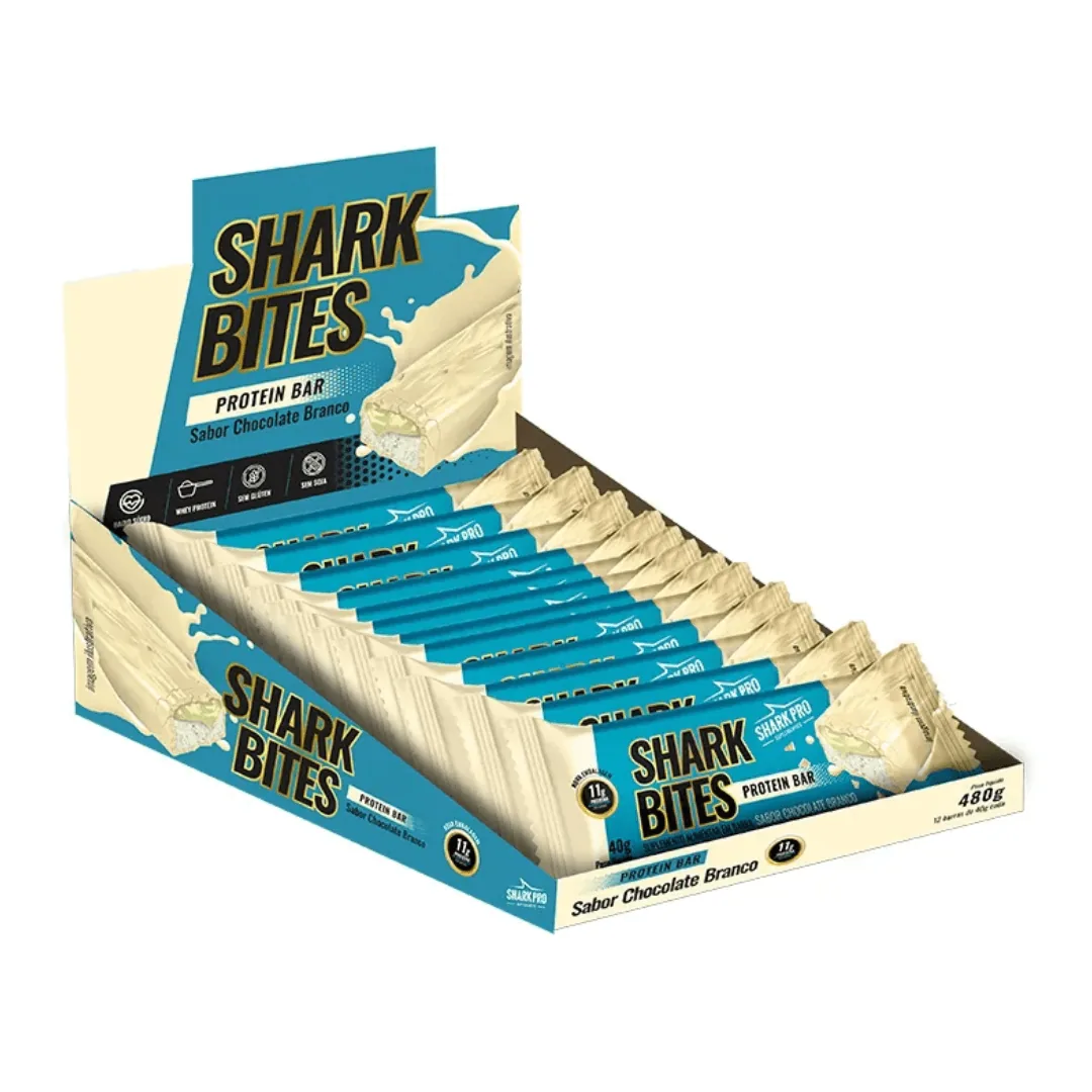 Shark Bites Chocolate Blanco 12 Uni.